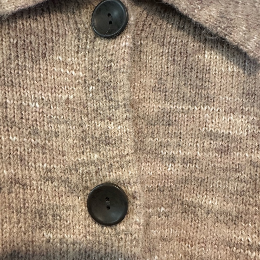 Cozy Collared Button-Up Cardigan - Picture 5 of 9